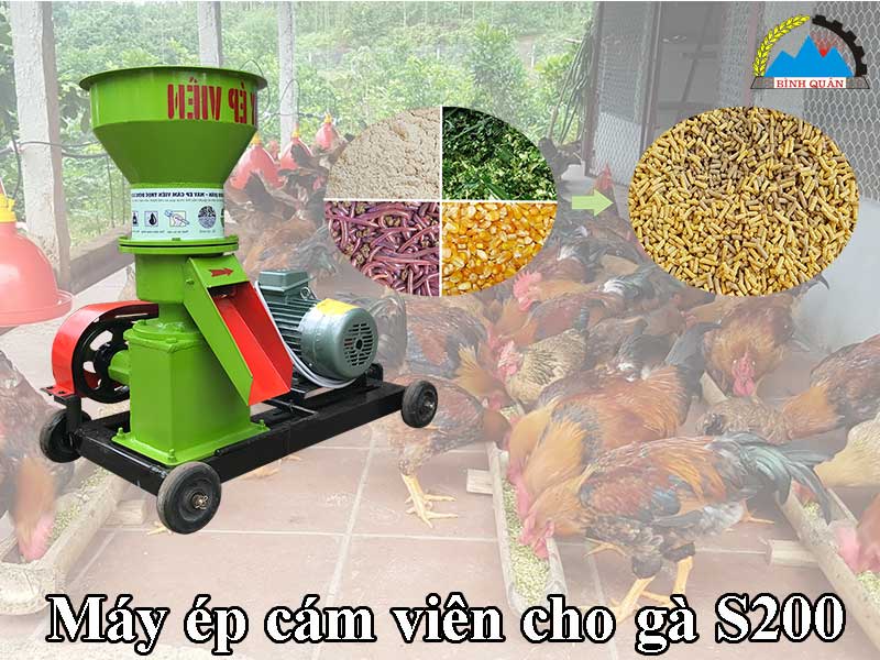 máy ép cám viên cho gà