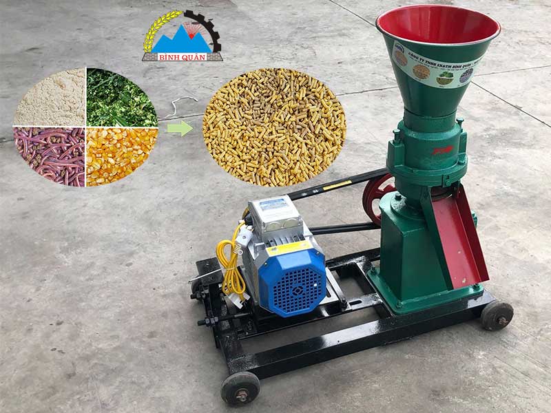 máy ép cám viên trục đứng