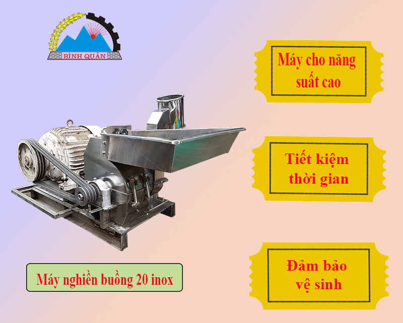 cấu tạo của máy nghiền bột