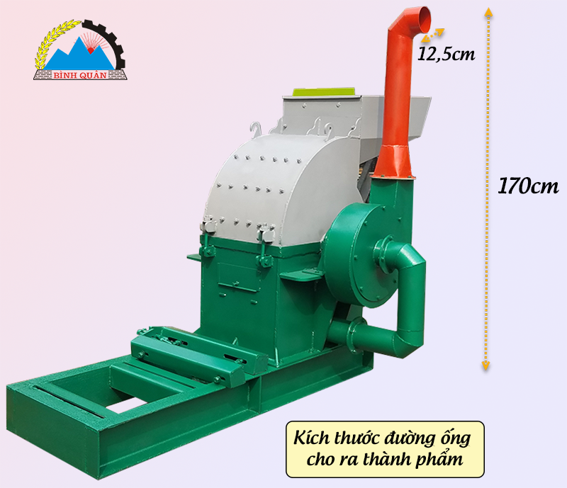 kích thước máy nghiền bột công nghiệp
