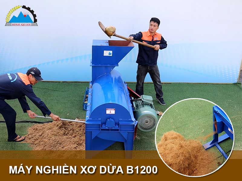 máy nghiền xơ dừa B1200