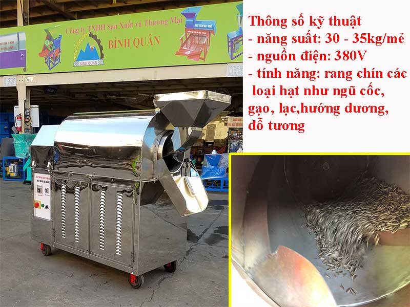 máy rang