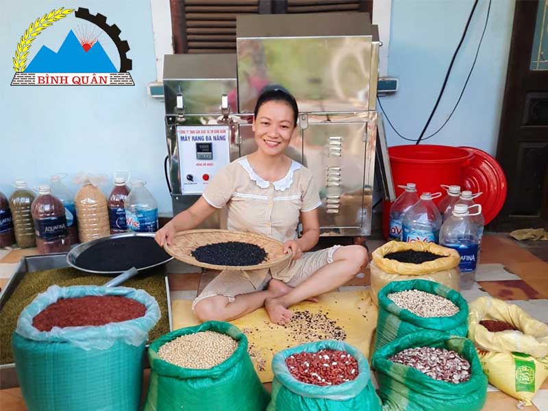 máy rang ngũ cốc