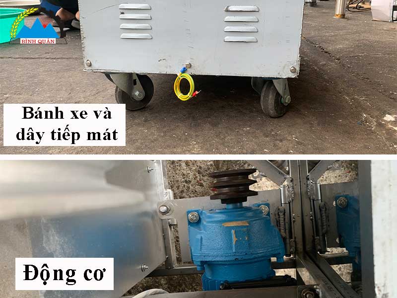 máy rang hạt dẻ