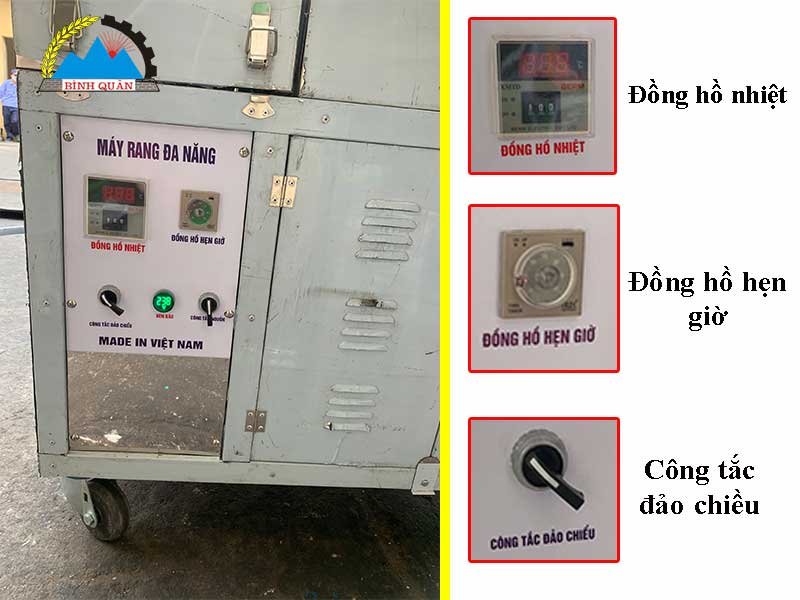 máy rang hạt điều