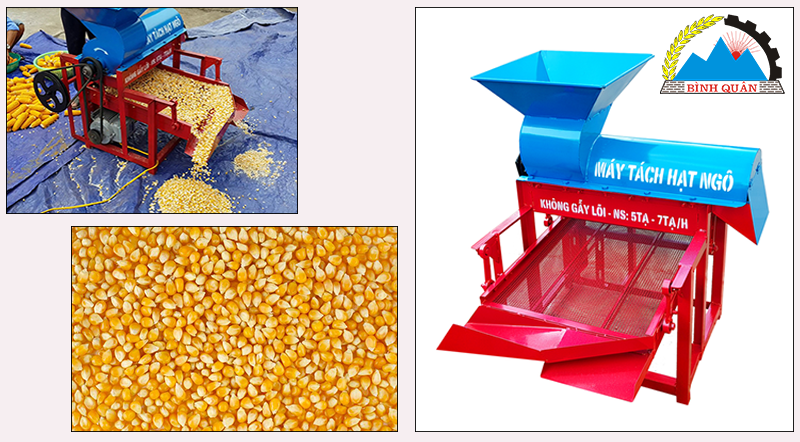 máy tách ngô