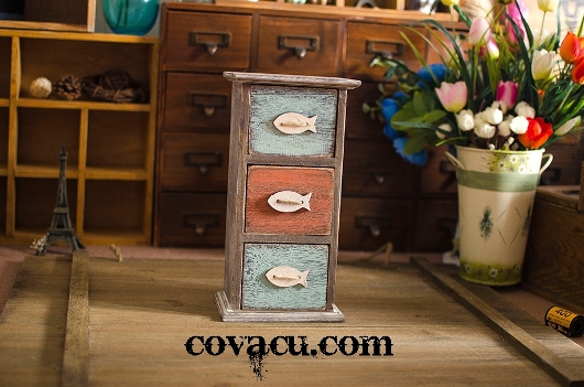 Hộp gỗ vintage đựng ký ức