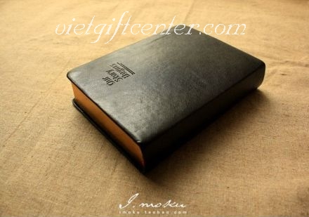 sổ bìa da đơn giản