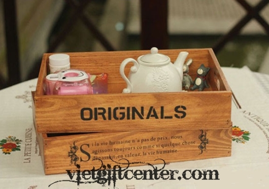 Khay gỗ Vintage Originals