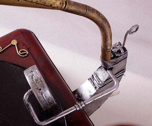 Máy hát cổ mô hình trang trí độc