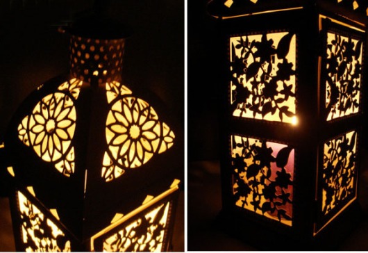 Đèn đốt nến ngoài trời độc đáo