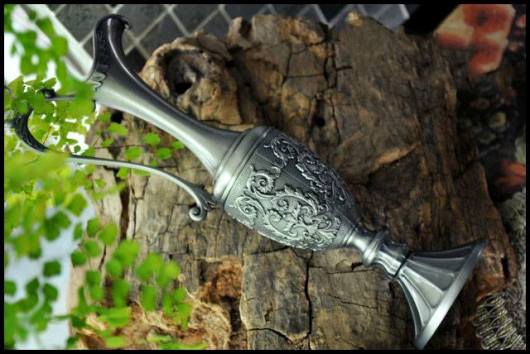 Bình trang trí giả bạc vintage