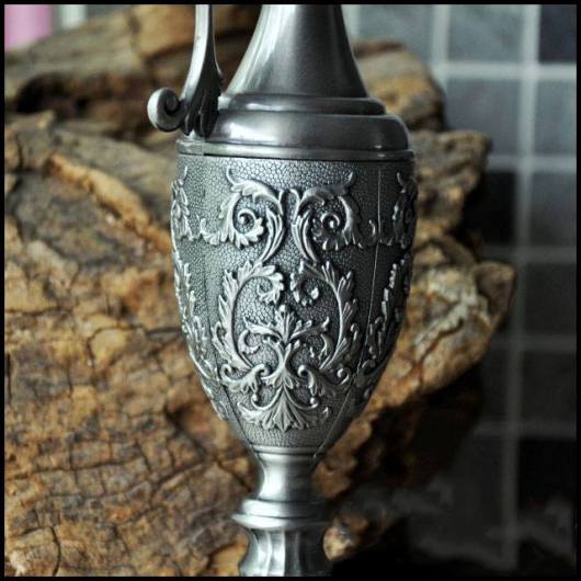 Bình trang trí giả bạc tinh xảo