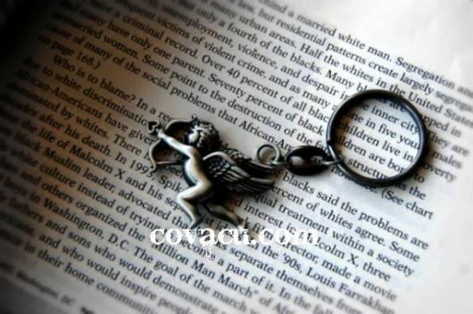 Móc khóa thiên thần giả cổ dễ thương