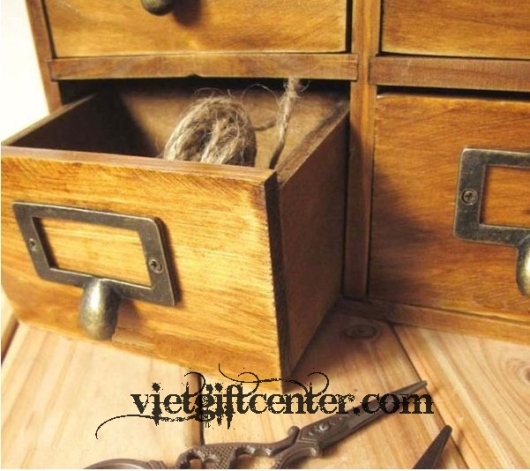 Hop go dung do vintage doc dao