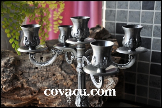 Chân nến đế cao giả cổ đẹp