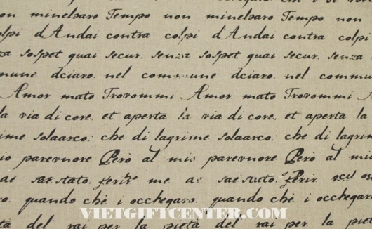 Vải canvas họa tiết cổ điển