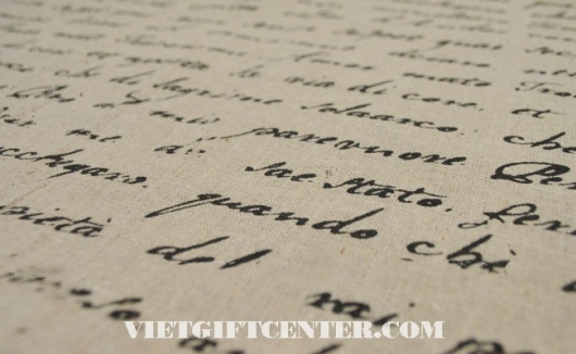 Vải bố vintage làm đồ trang trí handmade