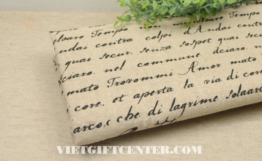 vai canvas vintage lam khan trai ban, rem cua