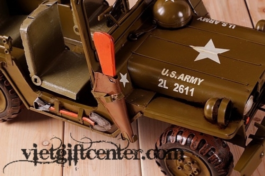 Trang trí nhà xe mô hình vintage