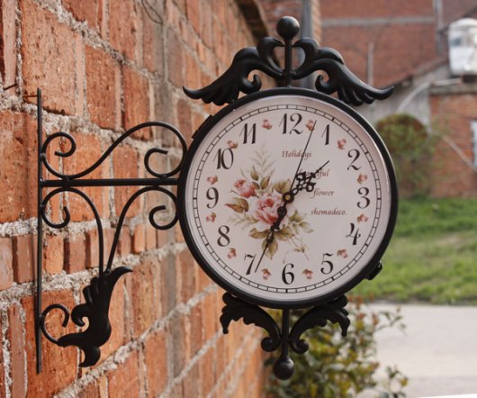 Đồng hồ treo góc tường vintage đẹp