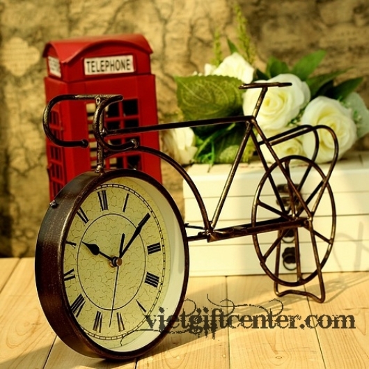 Đồng hồ để bàn trang trí Timing Bicycle