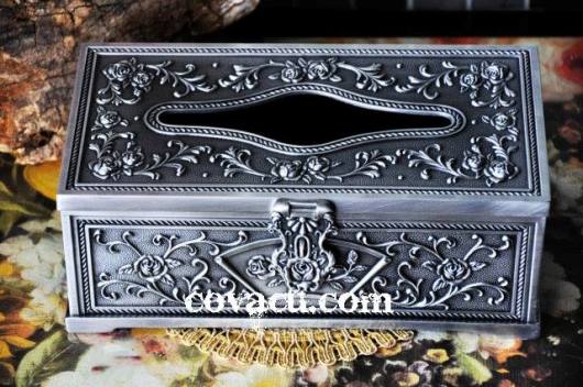Hộp đựng khăn giấy giả cổ vintage độc đáo