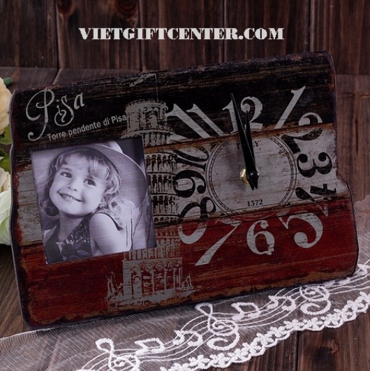 Bán khung ảnh đồng hồ vintage độc đáo