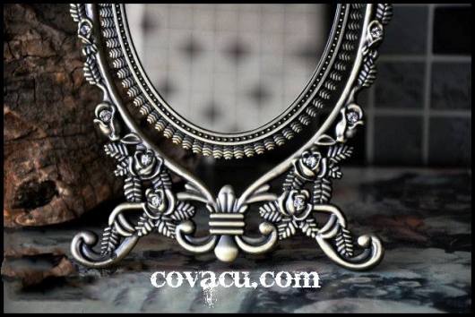 Gương giả bạc trang trí kiểu cổ