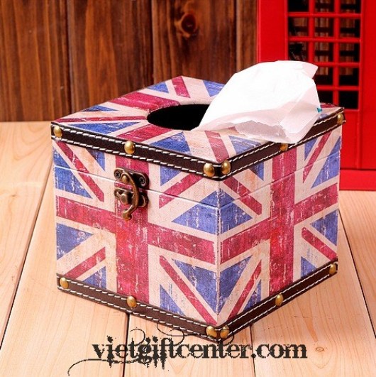 Hộp đựng giấy vintage đẹp