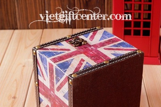 Hop dung giay vintage co anh