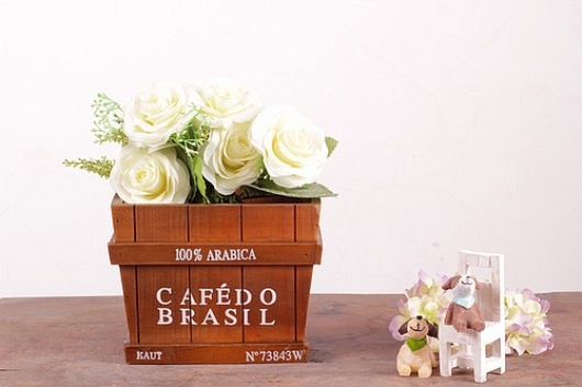 Thùng gỗ vintage đẹp