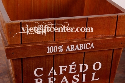 Thùng gỗ kiểu Cafedo Brazil