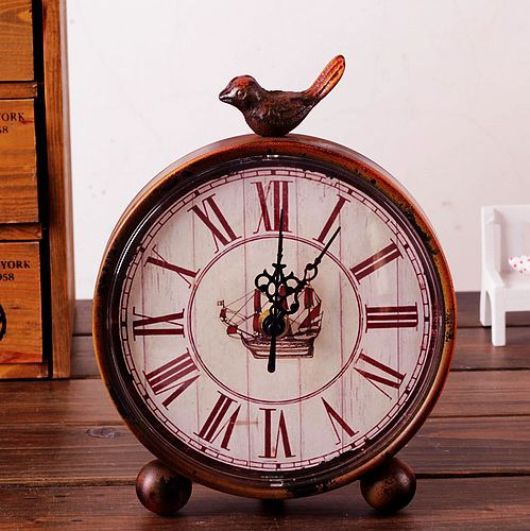 Đồng hồ để bàn cổ điển TIME BIRD