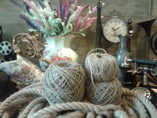 Dây thừng làm đồ handmade độc đáo