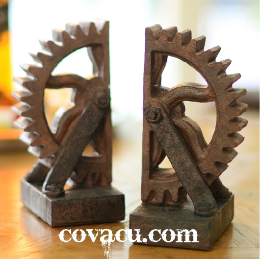 Chặn sách kiểu bánh răng đẹp