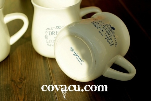 Ly sứ trang trí độc đáo