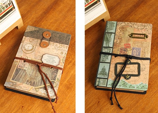 sổ tay giấy nâu