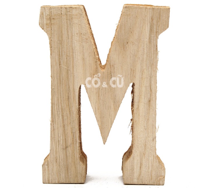 chữ gỗ trang trí handmade