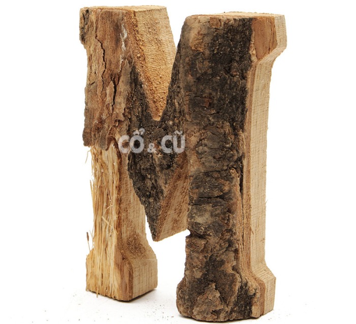 chữ gỗ trang trí