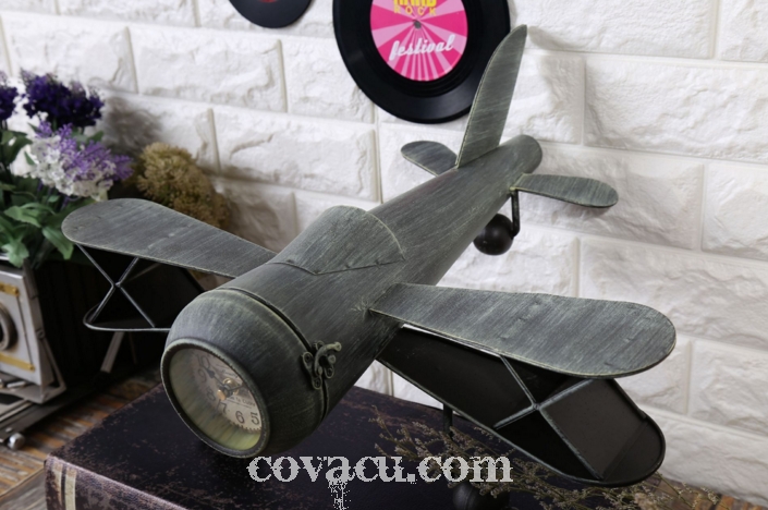 Đồng hồ trang trí mô hình máy bay