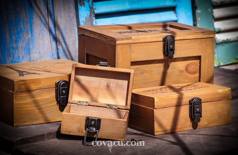 Hộp gỗ có khóa
