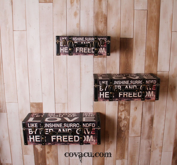 Kệ vali trang trí đẹp