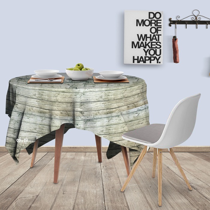 khăn trải bàn tròn