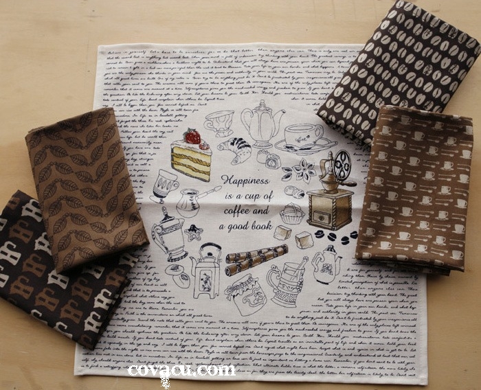 Khăn trải bàn trang trí quán cafe