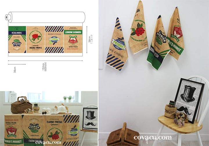 thông số kích thước vài vintage farm