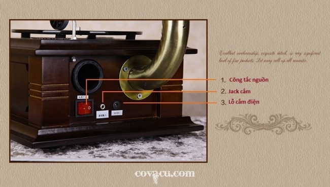 Máy hát dĩa than giả cổ