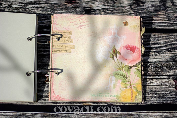 Scrapbook album ảnh handmade Believe