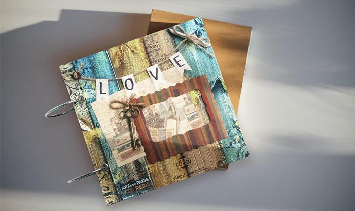 Scrapbook idea vintage handmade