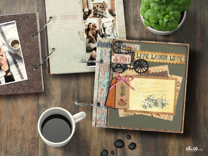 Scrapbook ideas "live laugh love"